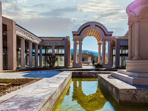  The museum, located in the archaeological area of the city of Aphrodisias, which is an ancient Greek city of Aydin province. The area of interest of tourists  (Shutterstock)