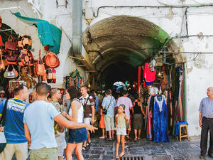 Street life in Tunis. Square in Medina, old historical center of city. (Shutterstock/ File Photo)