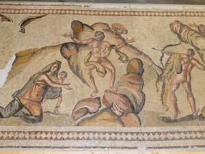 Ancient mosaic from Syria (Twitter)