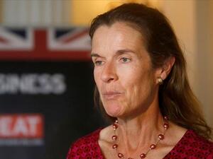 Judith Slater, the UK's Trade Commissioner for Eastern Europe and Central Asia  (Twitter)