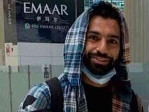 صورة تناقلتها وسائل إعلامية بعد وصول صلاح إلى دبي 