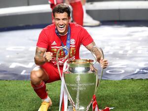 كوتينيو يظفر بلقب دوري الأبطال