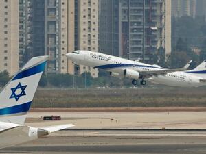 El Al, the Israeli national carrier, made the first-ever commercial flight between Israel and UAE on August 31, 2020. JACK GUEZ (AFP)