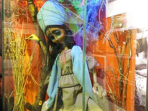 Rihana displayed during Nagy Shaker retrospective at the Gezira art center, 2016 (Photo: Soha Elsirgany/english.ahram.org.eg) 