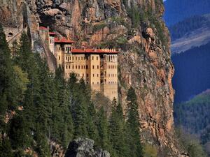  Sumela Monastery in the Trabzon region (Twitter)