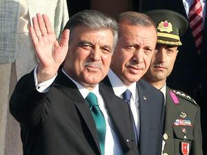 Turkish president Recep Tayyip Erdoğan (R) and former president Abdullah Gül. Adem Altan/AFP via Getty Images