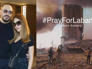 Shocking Video of Bleeding Dalida Ayach, Wife of Ramy Ayach, After She Was Injured in Beirut Massive Blasts