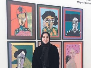 Bahraini artist Mayasa Al-Sowaidi (Instagram)