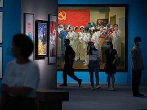 National Museum of China's "Unity of Strength" (Twitter)