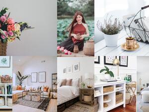 سلال القش أسهل طريقة لتغير ديكور الغرف