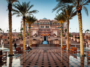 He is hiding in a £10,000-a-night presidential suite at the Emirates Palace Hotel (Shutterstock/ File Photo)