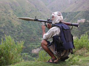 Coalition forces intercepted a Houthi drone heading towards Saudi Arabia. (Shutterstock/ File Photo)