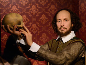William Shakespeare, an English poet, playwright, Madame Tussauds Berlin wax museum  (Shutterstock)	