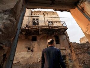 Ranj Abderrahman Cohen, an Iraqi Kurdish Jewish man, stands at a ruined Jewish synagogue in Arbil, the capital of the autonomous Kurdish region of northern Iraq, on July 5, 2020. Jews were historically Iraq's second-largest religious sect, comprising 40 percent of Baghdad's population according to a 1917 census. But since the creation of Israel in 1948, regional tensions skyrocketed and anti-Semitic campaigns took hold, pushing most of Iraq's Jews to flee. Today, Iraqis have fond memories of Jewish friends 