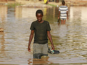 Up to half a million people across the country have been directly affected. (AFP)