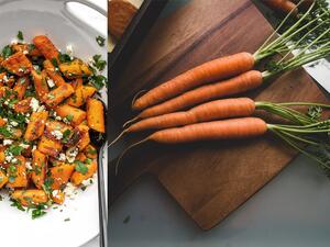 سلطة الجزر المشوي وسلطة فيتا