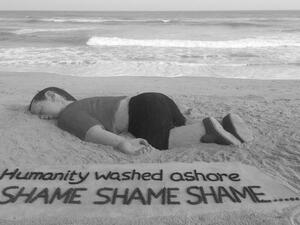 Five years ago, we responded to that photo of Alan Kurdi lying dead on a Mediterranean beach with compassion and urgency (Twitter)