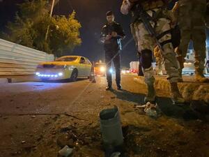 Rocket Launch Near Baghdad International Airport (Twitter)