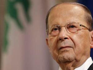 Lebanon's President Michel Aoun. (AFP)
