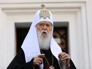 Ukrainian Orthodox Church leader Patriarch Filaret  (Twitter)