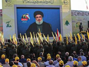Hezbollah supporters watch a televised speech by Hezbollah leader Hassan Nasrallah (File photo/AFP) | File photo: AFP