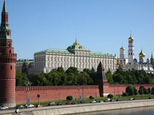 مبنى الكرملين في قلب موسكو