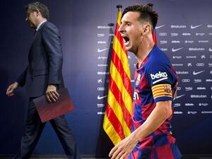 هل سيبقى ميسي في برشلونة؟