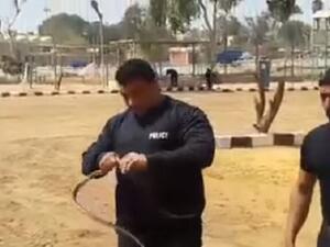 ضابط الشرطة عمرو عبد المنعم داخل سجن طرة