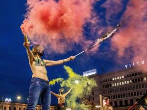 Protesters in Poland (Instagram)