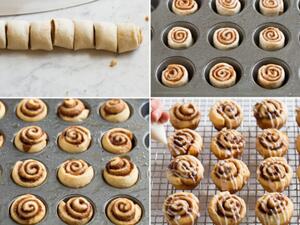 لفائف القرفة الصغيرة السهلة