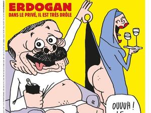 Charlie Hebdo caricature on Erdogan (Twitter)