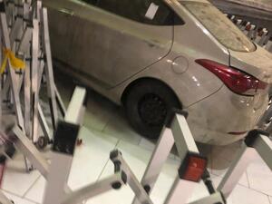 A speeding car driven by a Saudi Arabian citizen rammed into the Grand Mosque in Makkah, Saudi Arabia, on Friday evening. (Twitter)