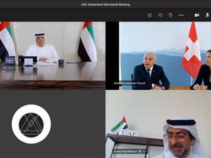 H.E. Obaid Humaid Al Tayer meets with Swiss Finance Minister