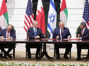 'Your excellency, Prime Minister Benjamin Netanyahu, thank you for choosing peace,' UAE foreign minister Abdullah bin Zayed said (AFP File Photo)