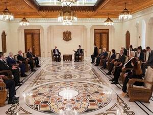 الأسد أعرب عن ارتياحه لافتتاح سفارة لجمهورية أبخازيا في دمشق