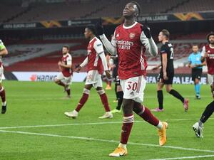 نيكيتياه يحتفل بهدفه