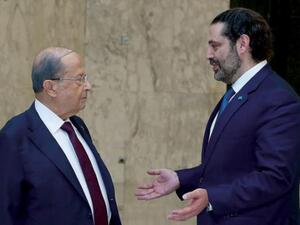 الرئيس اللبناني، ميشال عون، وزعيم تيار المستقبل سعد الحريري