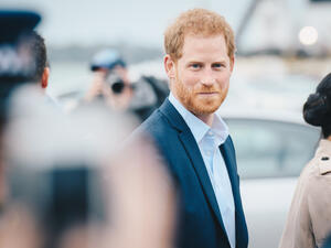 Duke of Sussex (Prince Harry) visiting Auckland's Viaduct Harbour during his New Zealand tour (Shutterstock/ File Photo)