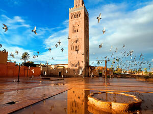 Koutoubia mosque, Marrakech, Morocco  (Shutterstock)	