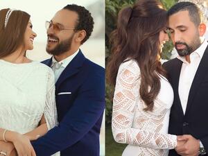 Dorra Zarrouk and Hani Saad Makes a Debut as Newlyweds at Hanady Mehanna's Wedding (Pictures)