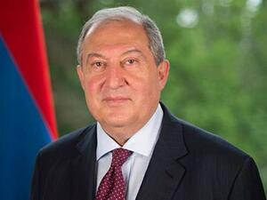 Armenian President Armen Sarkissian  (Twitter)