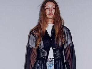 Hadid rarely shares images of her daughter