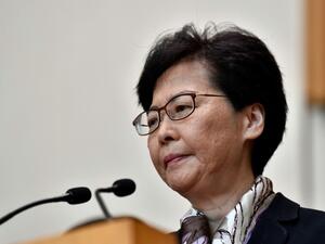 Hong Kong Chief Executive Carrie Lam. (AFP/File)
