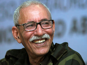 الزعيم الصحراوي إبراهيم غالي