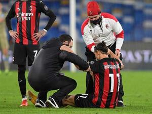 إبراهيموفيتش يتعرض لإصابة عضلية