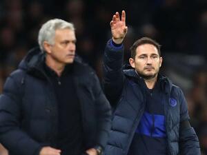 مواجهة مخيبة بين فرانك لامبارد مدرب تشيلسي وجوزيه مورينيو مدرب توتنهام