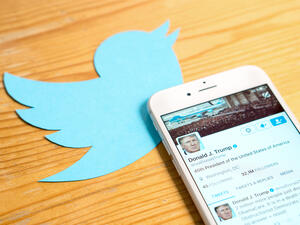 The official Twitter account of Donald Trump. (Shutterstock/ File Photo)