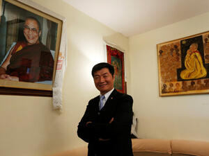 رئيس حكومة التبت في المنفى، لوبسان سانجاي