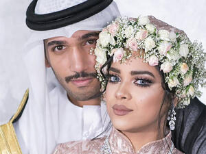 مشاعل الشحي وزوجها