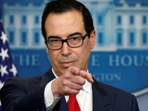 وزير الخزانة الأميركي ستيفن منوتشين